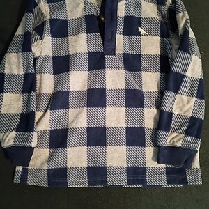 Blue and Gray Plaid Long Sleeve Shirt Carter
